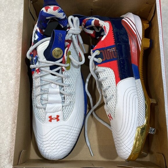 Under Armour Men's Harper 7 Low USA ST Baseball Cleats - Picture 2 of 10